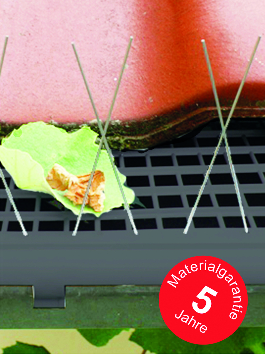 Taubenabwehr DACHRINNE 